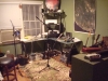 The Hiyaa Martial Arts Podcast Studio Set-up at Dave\'s